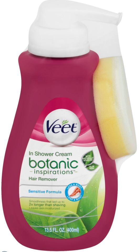 VEET Botanic Inspirations In Shower Cream Hair Remover  Sensitive Formula